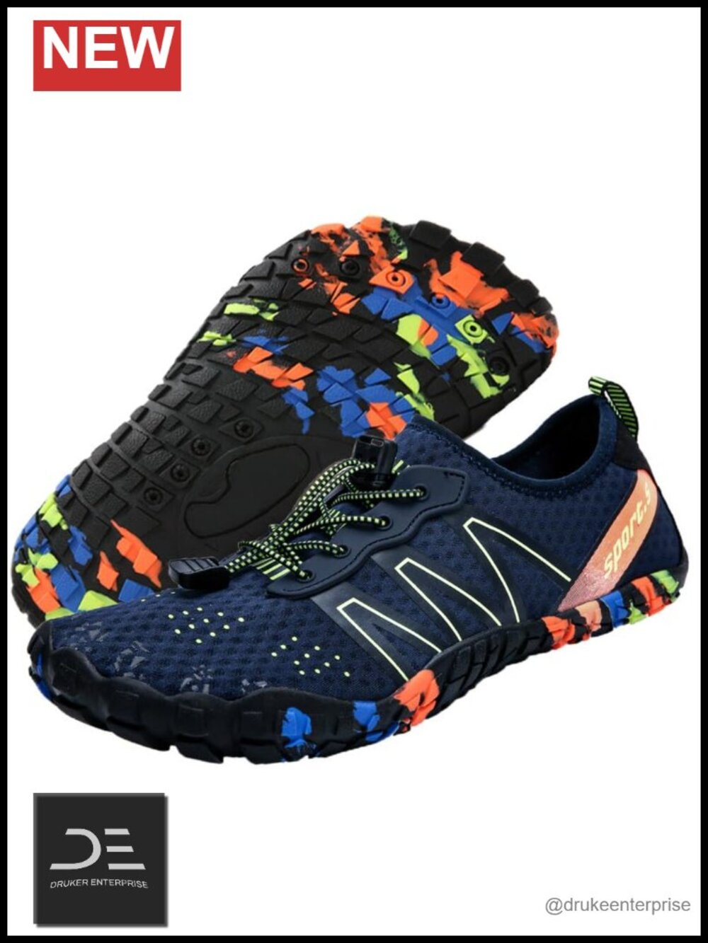 Water Shoes Barefoot Quick Dry with Drainage Holes for Beach Swim Pool Yoga